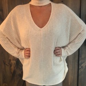 Urban Outfitters light sweater choker neck